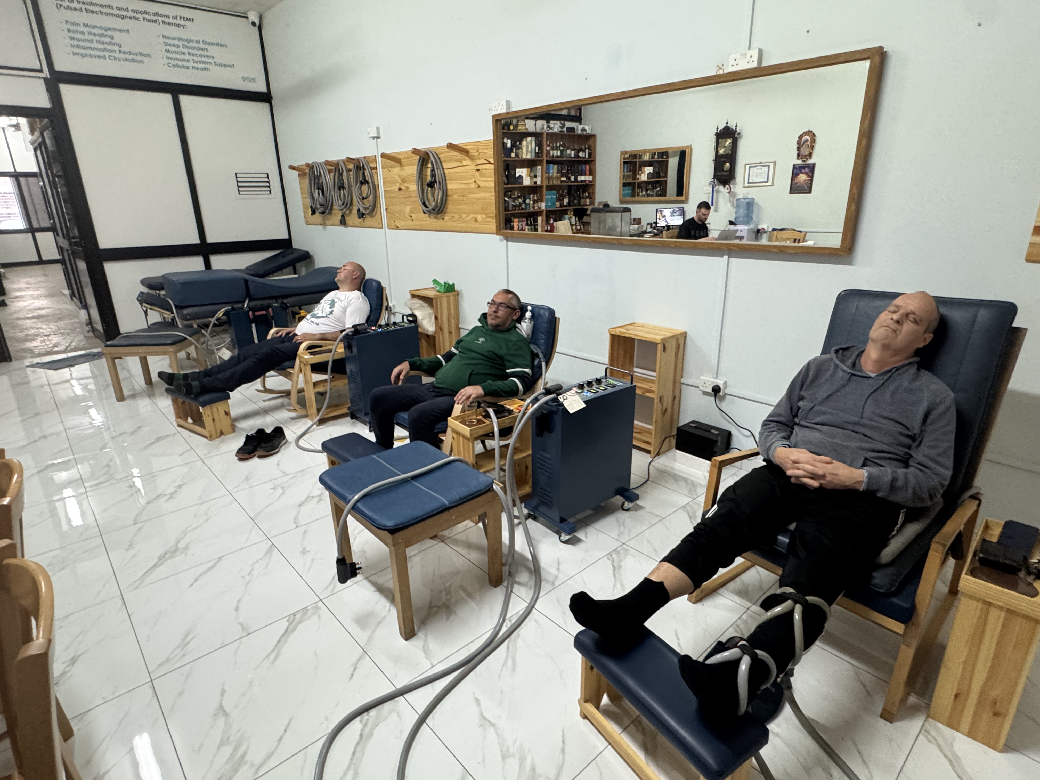 Client treatment at PEMF Therapy Malta